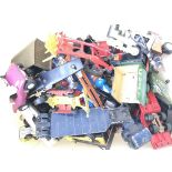 A Box Containing a Collection of Playworn Diecast.