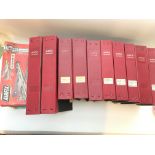 A Large collection of 1970s Airfix Magazines. Mostly in binders - NO RESERVE