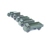 A Collection or Dinky Military Vehicles including 4 X 3 Ton Army Wagons. 2 X Army Wagons.
