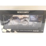 A Minichamps YZR-M1 Gauloises Fortuna Yamaha Team.