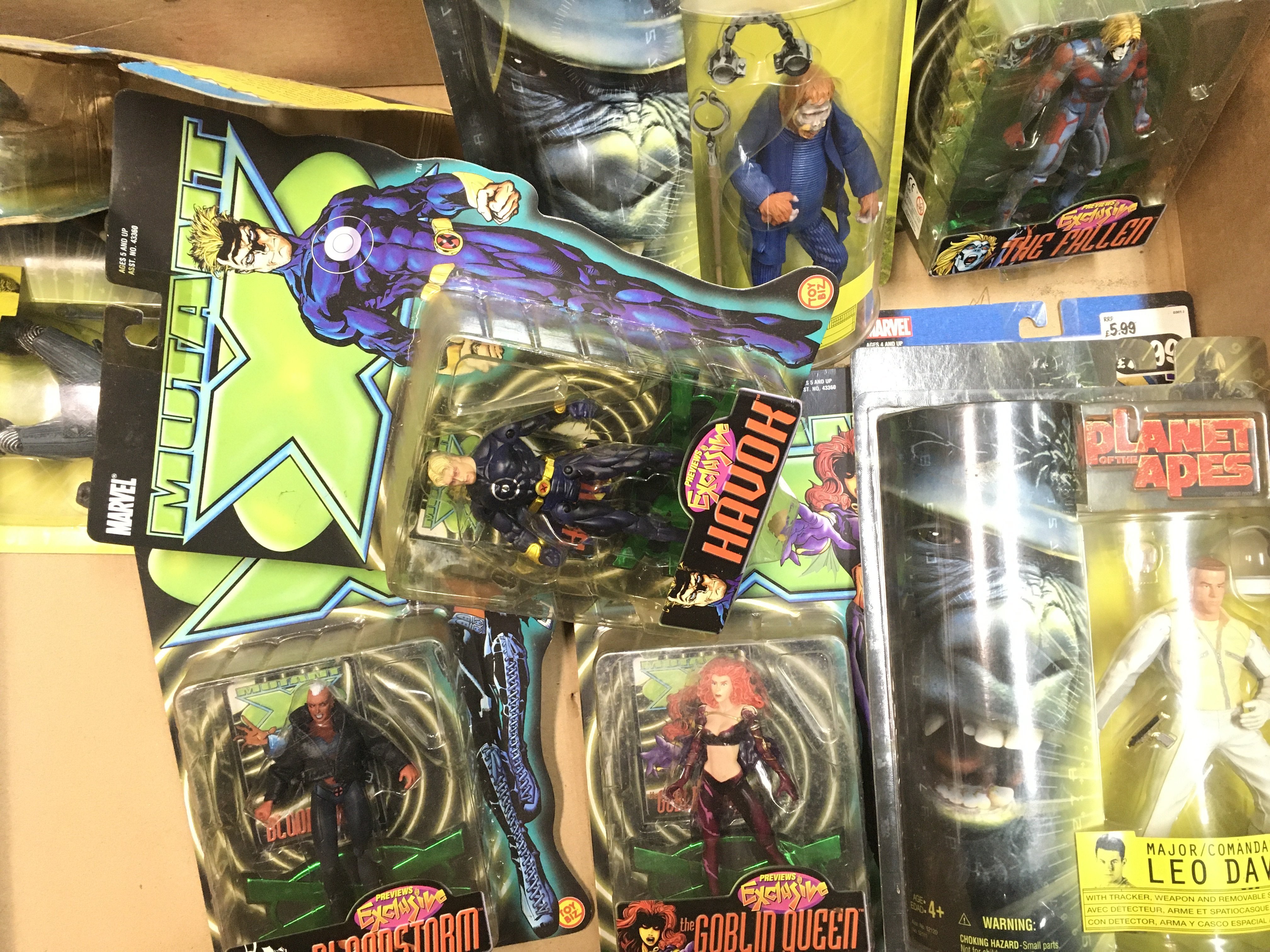 A Box Containing a Collection of Carded X-Men Figures etc. - Image 3 of 3