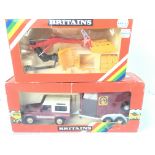 A Boxed Britains Country Landrover and Horsebox #9