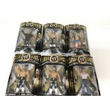 6 classic WWE carded figures. New.