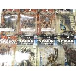 A Box Containg A Collection of Spawn Figures.all Carded.