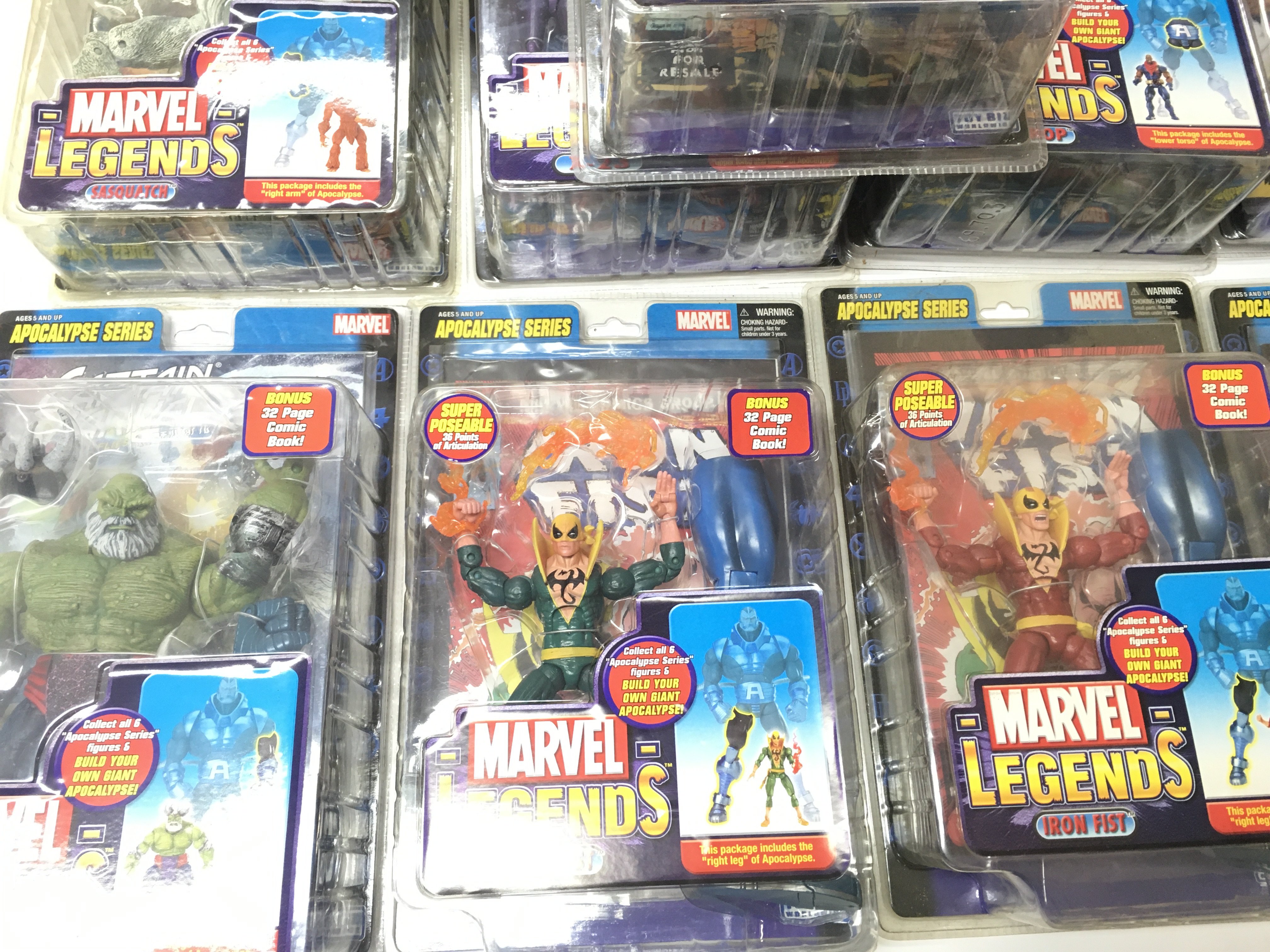 A Box Containing a Collection of Marvel Legends Figures. - Image 2 of 5