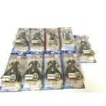 Collection of Lord of the rings carded figures. Bo