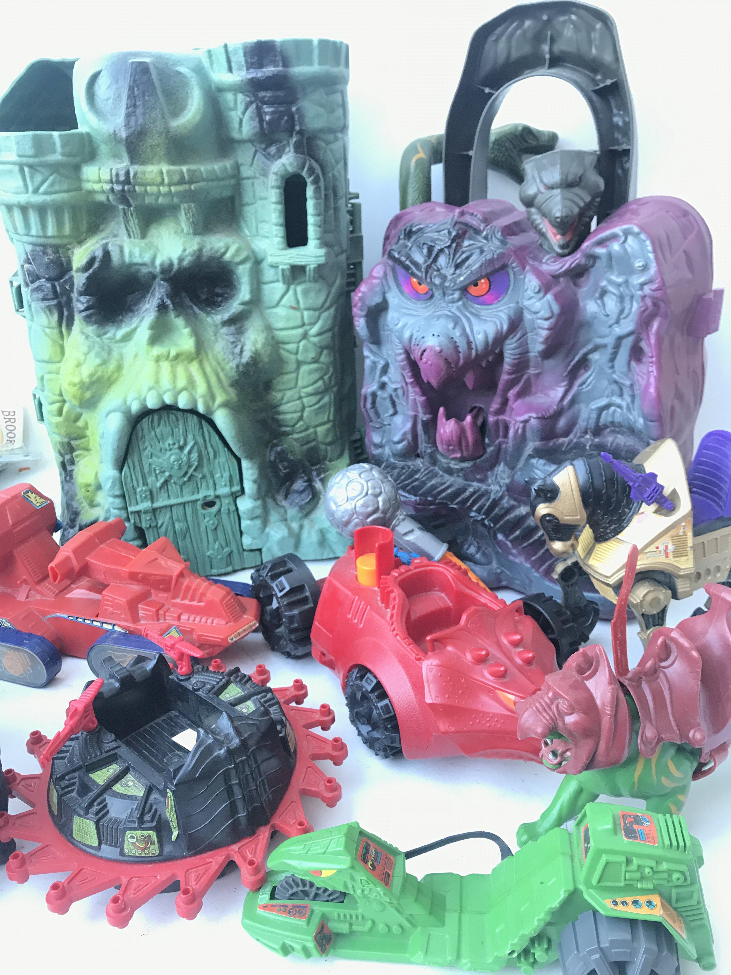 A Collection of Masters of the universe vehicles a