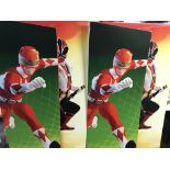 Pair of power Rangers displays. No reserve.