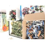 A Large Collection of Plastic Toy Soldiers includi