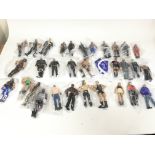 Large collection of WWE wrestling figures. Various