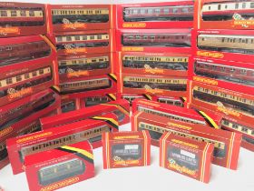 A Collection of Hornby Coaches and Rolling Stock.