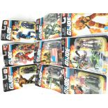 9 X G.I. Joe Figures including Flamethrower.Firefi