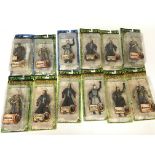 12 x various Lord of the rings carded figures. No
