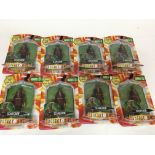 8 x Doctor Who scarecrow carded figures. No reserv