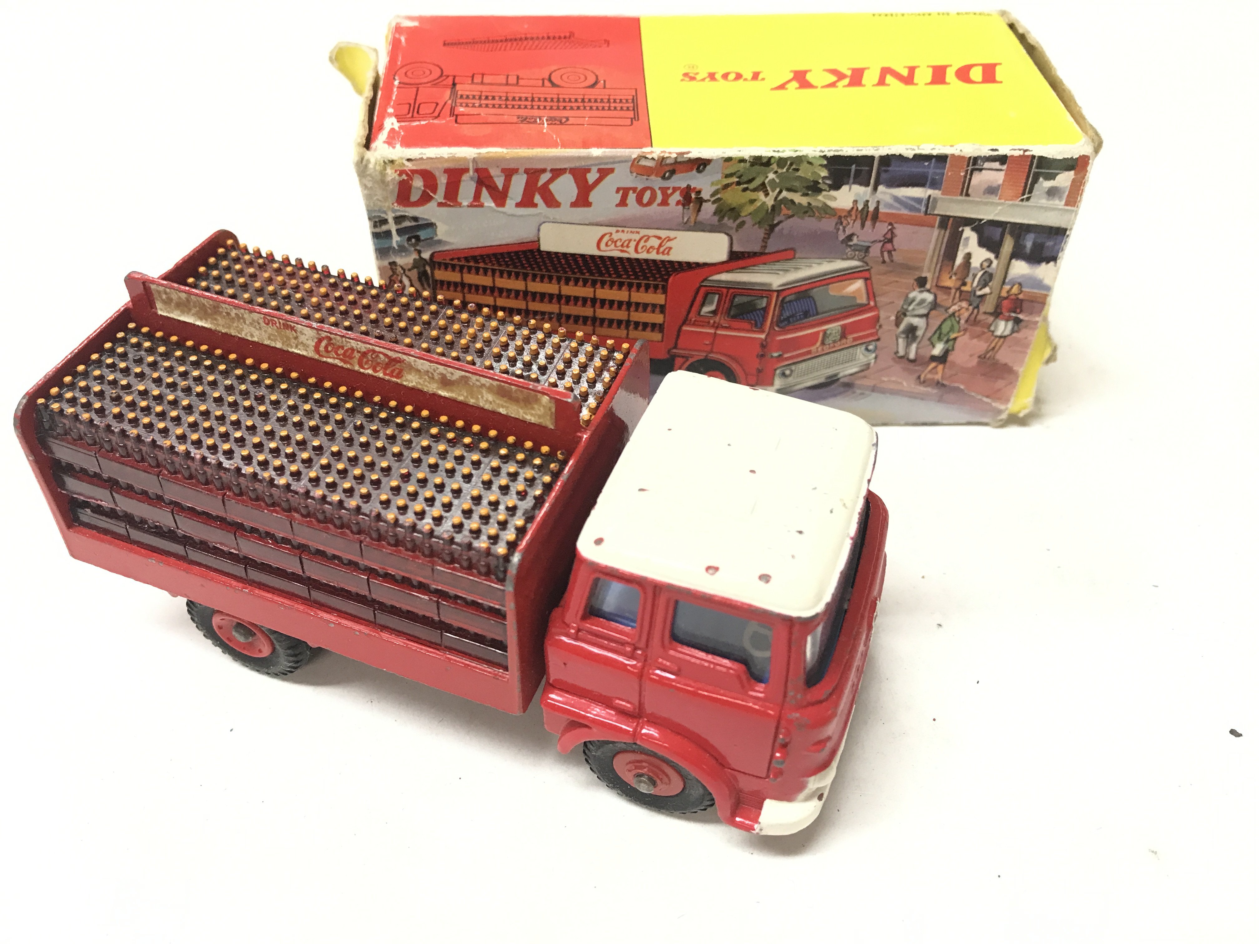 A Boxed Dinky Bedford Coca-Cola Truck. #402.