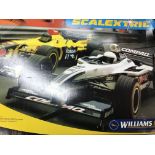 A Boxed Scalextric Set. With Cars.