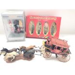A Collection of Boxed Britain's Soldiers and a Plastic Horse and Carriage - NO RESERVE