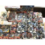 Collection of various superhero figures. Boxed.
