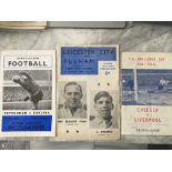 Pirate Football Programmes: 67/68 Tottenham v Chelsea, 64/65 FA Cup Semi Final Chelsea v Liverpool