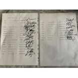 Germany 1980s + 1990s Football Memorabilia: Includes 1986 Fully Signed World Cup 22 man squad page