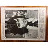 She Magazine Gorgeous Man Calander 1972: February George Best. Very rare.