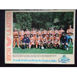 LA Aztecs 1976 Official Team Photo: Including George Best. Instructions to sell.