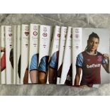 West Ham Ladies Complete Home Football Programmes 2020/2021: All 14 home programmes from the