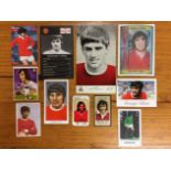 George Best Trade Cards + Stickers: All hard to obtain with some from China, Sweden and Portugal. (