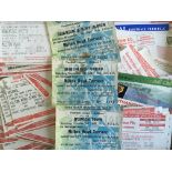 Southampton Football Tickets: Majority 1990s home tickets with some duplication but some aways and