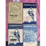 Peterborough United Home Football Programmes: 51/52 Bradford Park Avenue, 56/57 March Town HPC