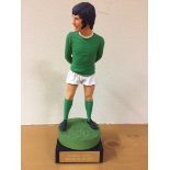 George Best Northern Ireland Figurine: Produced in the 90s depicting Best in green kit in the 70s.