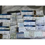 Tottenham Home European Football Tickets: Two from 62/63 the rest 80s to recent. Good with some