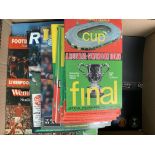 League Cup Final + Semi Final Football Programmes: 135 finals and 69 semi finals with duplication.