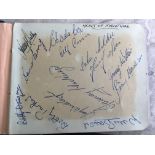 Maurice Setters Football Autograph Book: Great insight into his life. Starts off with teams from his