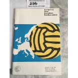 1961 European Cup Final Football Programme: Barcelona v Benfica in excellent condition with no