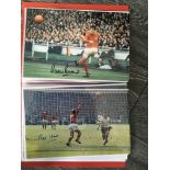 England 1966 World Cup Signed Football Photos: Folder containing mainly 12 x 8 inch photos with many