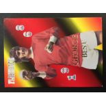 2003 George Best Jim Hossack Trade Card: Flashback 1968 George Best Gold Foil. Number 6 of only 6