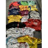 Football Replica Shirt Collection: Often large sizes in good condition but some may be training tops