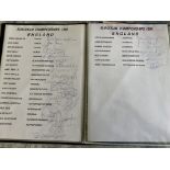 Euro 96 Fully Signed Squad Team Groups: All hand signed genuine A4 team pages to include Scotland