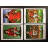 George Best A4 Football Prints: Philip Neill Limited Edition prints. A series of 4 original