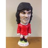 World Of Groggs George Best Football Figure: Sought after figure produced in low numbers featuring