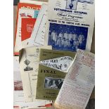 Friendly Football Programmes: Wide variety of eras and teams in mainly good condition. Interesting
