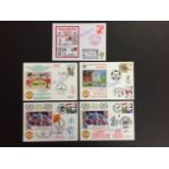 Manchester United Dawn Football Covers: 2 relating to the Premiership win in 2003 and a further 2