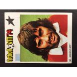 George Best Sticker Fotboll VM74: Number 147 George Best. Printed in Italy and very hard to obtain.