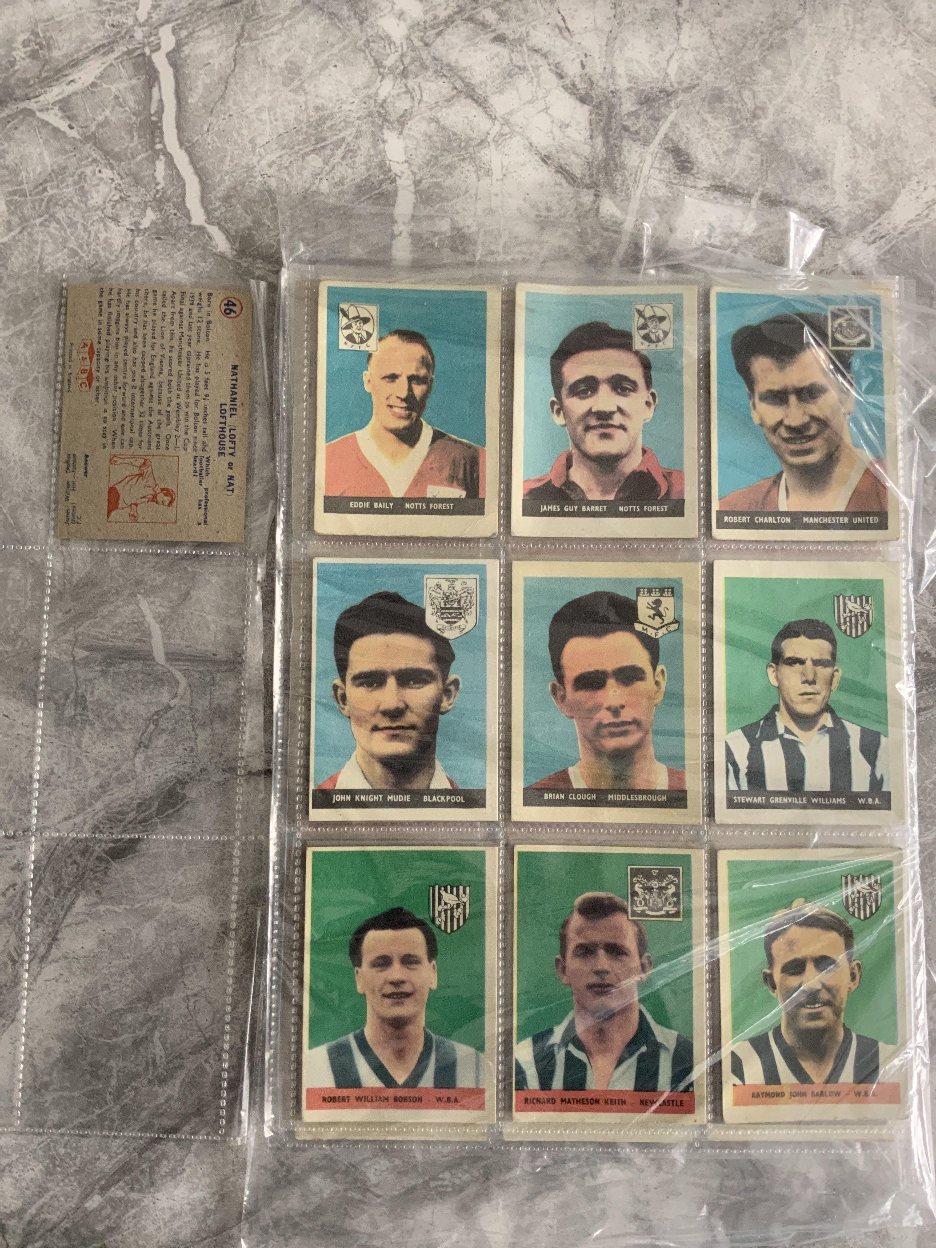 A+BC Football Card Sets: 1964 Scottish Quiz green back 1-81 with 4 missing in mixed conditions. Both - Image 2 of 2