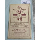 48/49 New Brighton v Hull City Football Programme: Fair/good condition with light fold and very