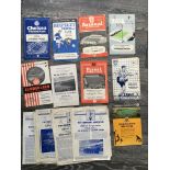 Tottenham Football Programmes: Mainly homes to include 61/62 Benfica signed by 4 Portuguese,