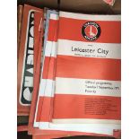 Charlton Football Programmes: From the 70s onwards in good condition. (120)