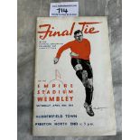 1938 VIP FA Cup Final Football Programme: Almost certainly Royal Box issue as does not have a