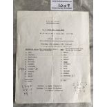 73/74 Manchester United v Bury Youth Cup Football Programme: Incredibly rare and possibly not